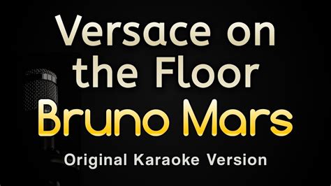 versace on the floor karaoke female|versace on the floor.